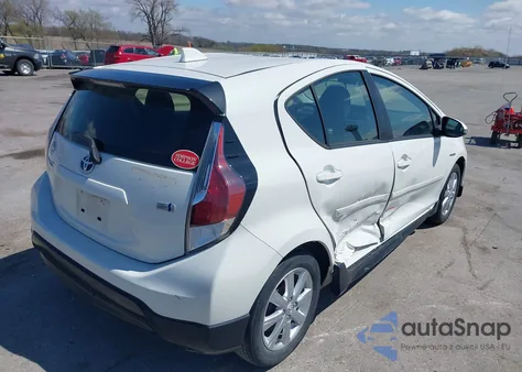 2017 Toyota Prius C Three from USA, damaged, VIN JTDKDTB35H1597545